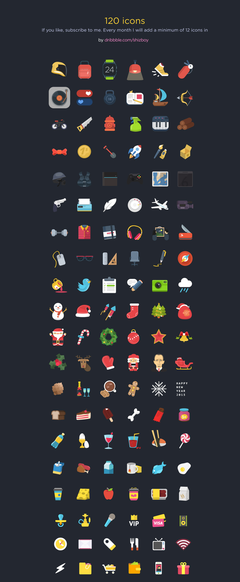 120+ Free Set PSD Colorful Ficons Icons
